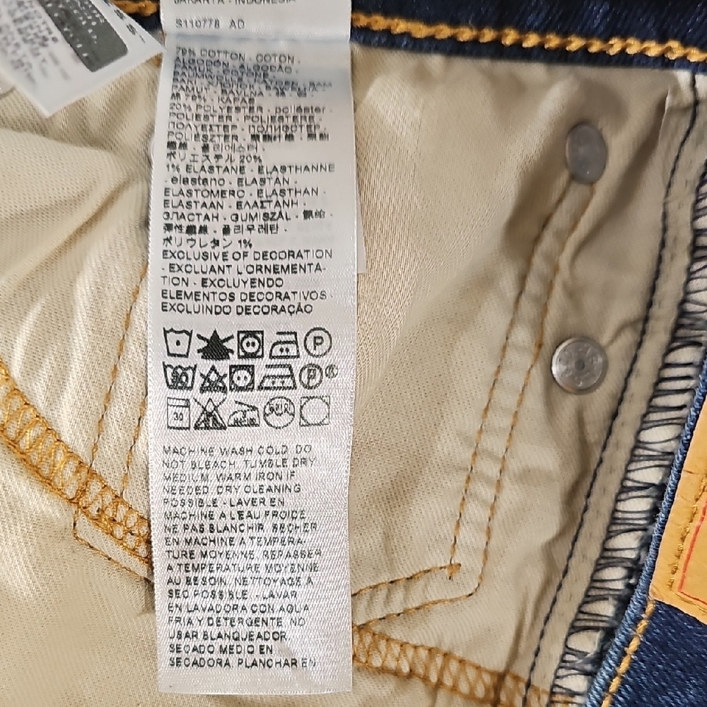 Levi's 511 Classic Blue Jeans 30x32 - Picture 8 of 16